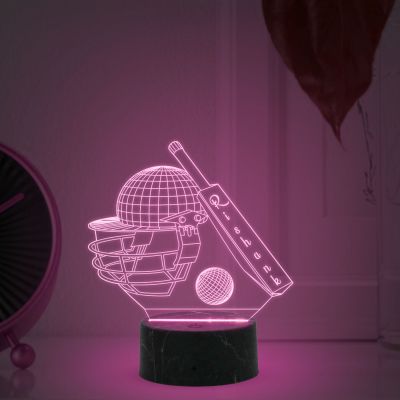 Cricket 3D Led Night Light Bedroom Beside Decor